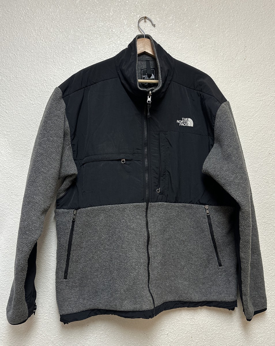 The North Face Men's Polartec Denali Gray Full Zip Jacket Sz XL