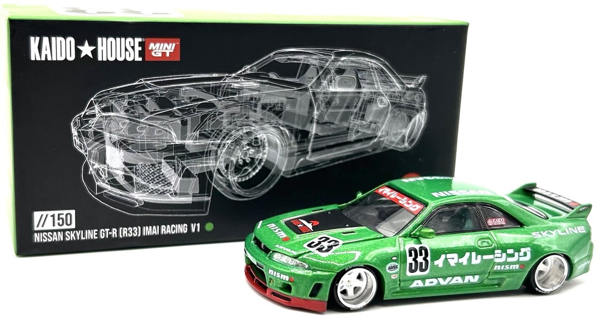 KAIDO HOUSE MINI GT NISSAN SKYLINE GT-R R33 IMAI RACING V1 | eBay