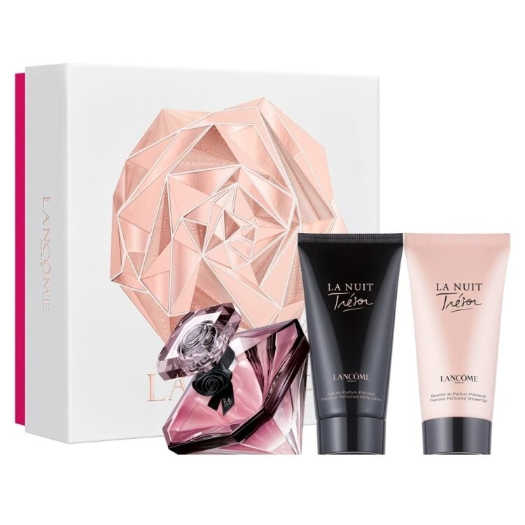 Lancome La Nuit Tresor 3pc Set Women 1.7 Oz EDP + Body Lotion +