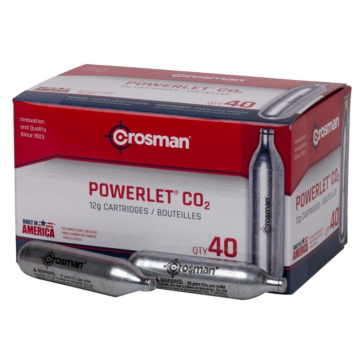 Crosman 23140 CO2 Powerlet Cartridge - 40 Count for sale online | eBay