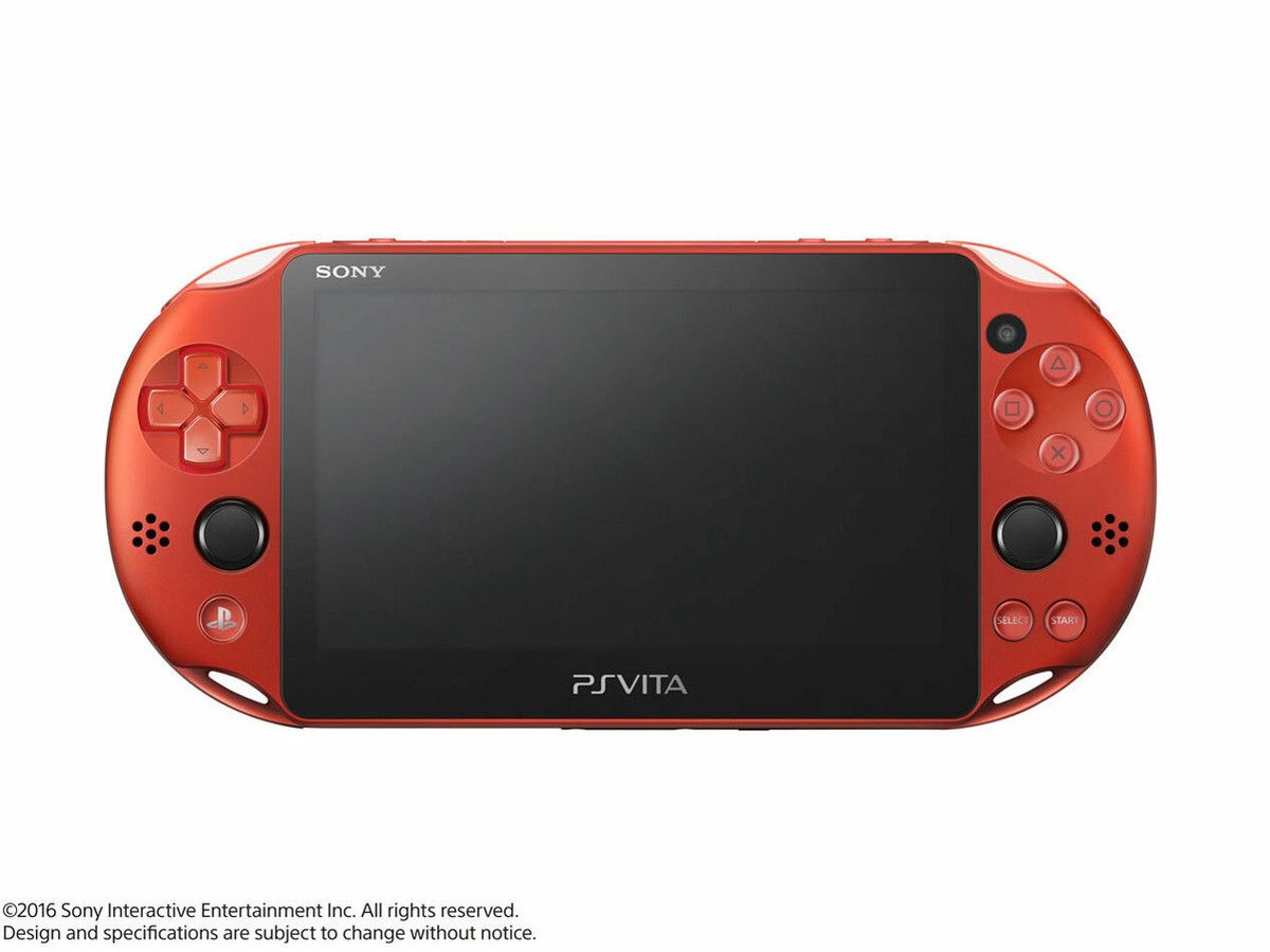USED PS Playstation vita Wi-Fi model METALLIC RED PCH-2000 ZA26