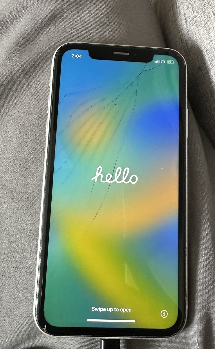 Apple iPhone XR - 128GB - White (Verizon) A1984 (CDMA + GSM) With