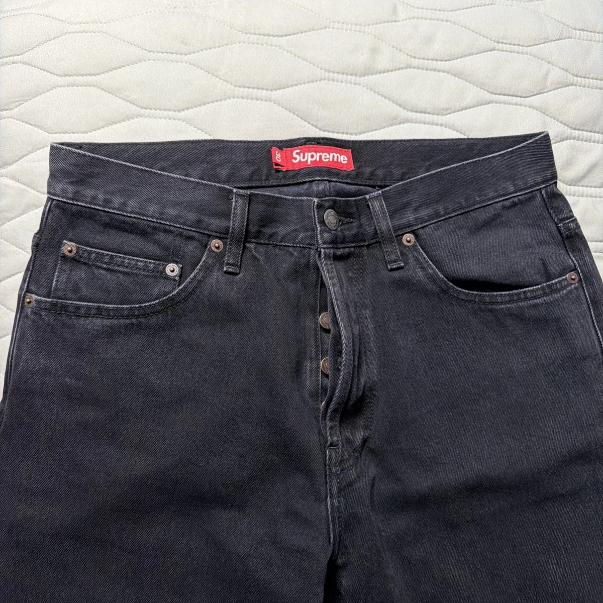 Supreme Cotton Regular Size Jeans for Men for sale | eBay