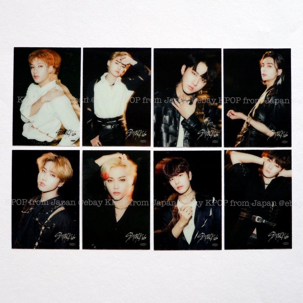 Stray Kids Scars / Thunderous Official 8 Photocards Tower Record