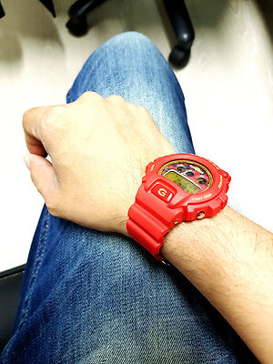 Vintage G-Shock DW-6900 Zaku Gundam Devil Red Matte Collectible