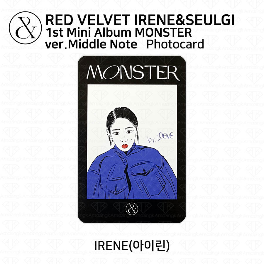 RED VELVET Irene & Seulgi 1st Mini Album Monster Photocard