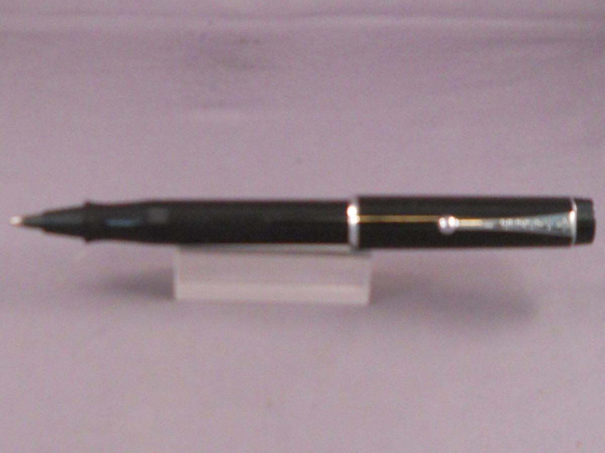 Parker Vintage Big Red Black with chrome trim in original box--new