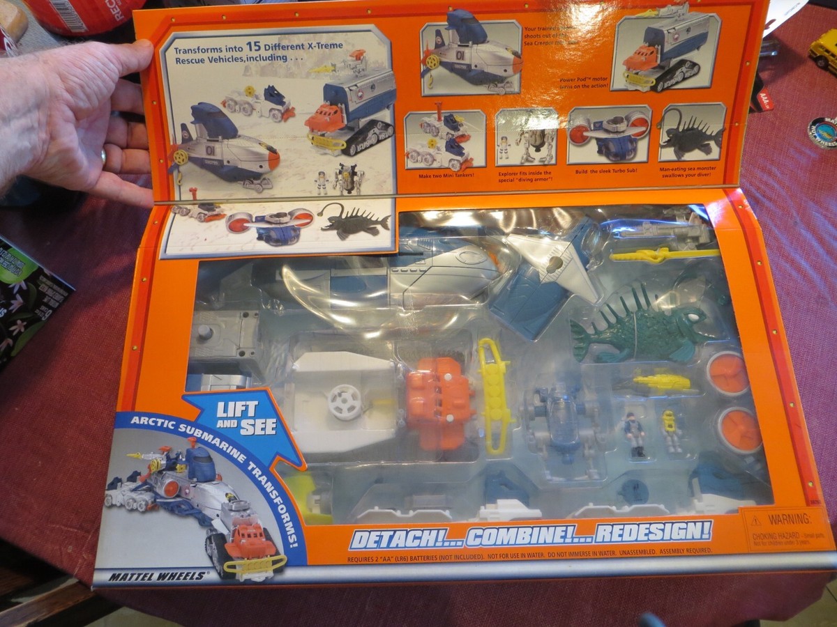 1999 MATCHBOX MEGA RIG ARCTIC SUBMARINE SEALED, BRAND NEW, VINTAGE