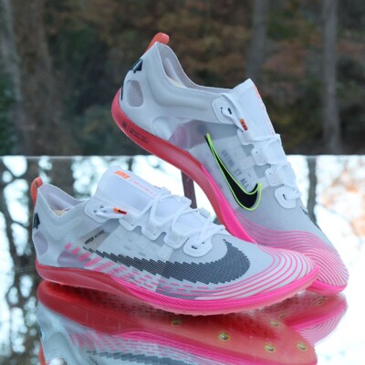 Nike Zoom Victory 5 XC Men's Size 12.5 White Bright Crimson AJ0847