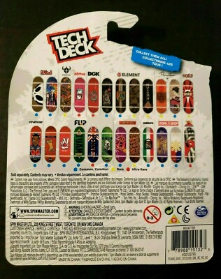 New RARE Tech Deck SANTA CRUZ Skateboards Fingerboard Limited
