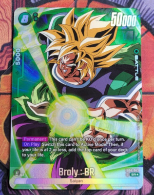 Broly : BR FB06-063 Alternate Art Dragon Ball Card Rivals Clash | eBay