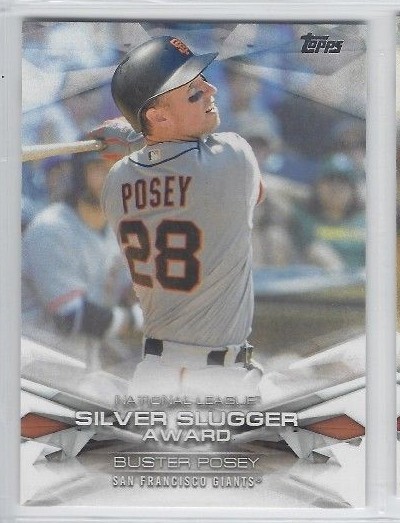 BUSTER POSEY 2018 Topps Series 1 Base MLB AWARDS Insert | eBay