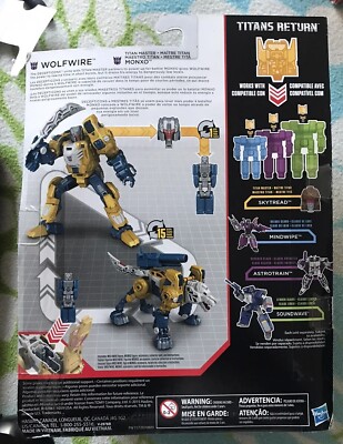Transformers Titans Return Deluxe Wolfwire 2017 Weirdwolf Sealed