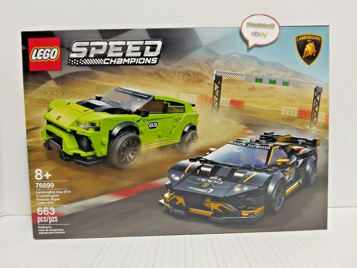 LEGO Speed Champions Lamborghini Urus ST-X & Huracan Super Trofeo