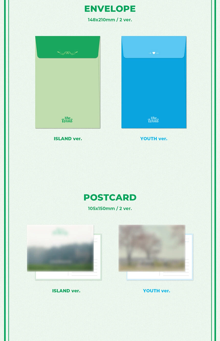 THE WIND [BEGINNING:THE WIND PAGE] Album 2 Ver SET/2CD+2 Photo