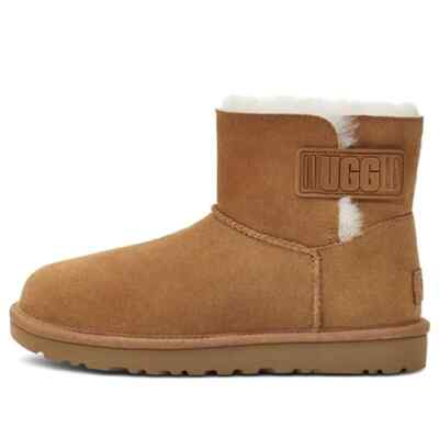 UGG Australia Women's Mini Bailey Logo Strap Suede 1123621 - ALL