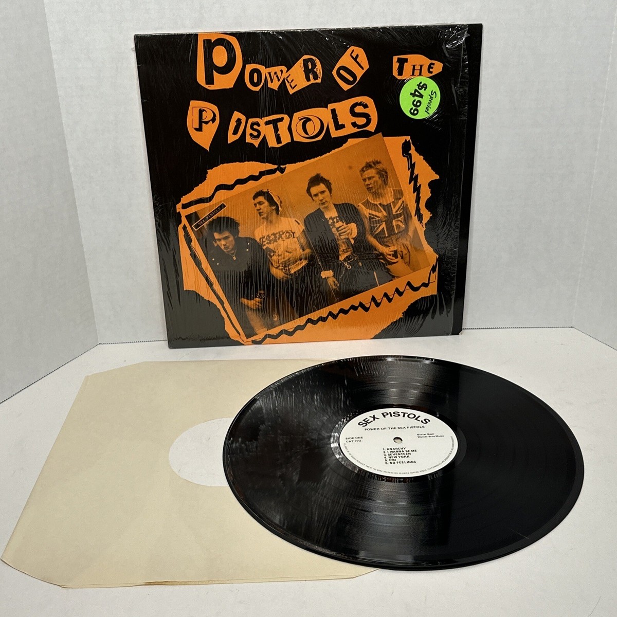 SEX PISTOLS PUNK LP (POWER OF THE SEX PISTOLS) ON 77 RECORDS 772
