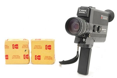 EXCELLENT+5】Canon 514XL Super 8 8MM Zoom 9-45mm F/1.4 Film Camera