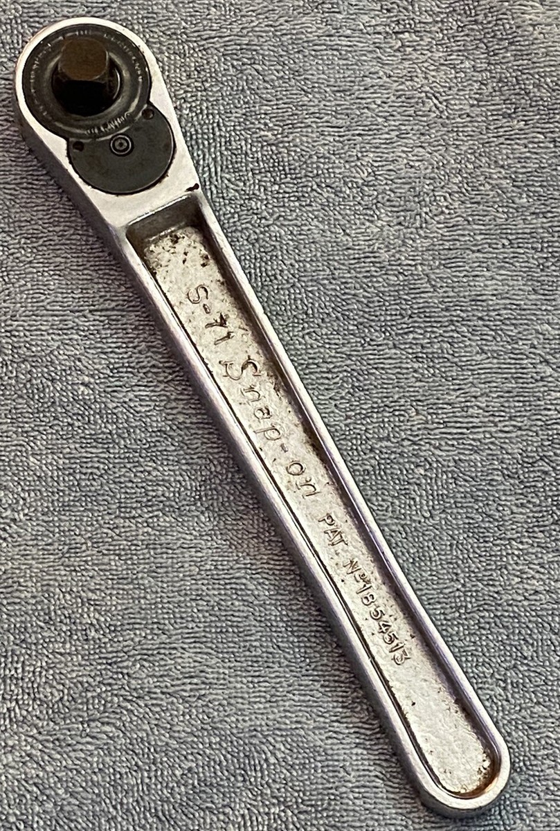 Vintage Snap On S-71 Ratchet Wrench 1/2” Drive Made In USA | eBay