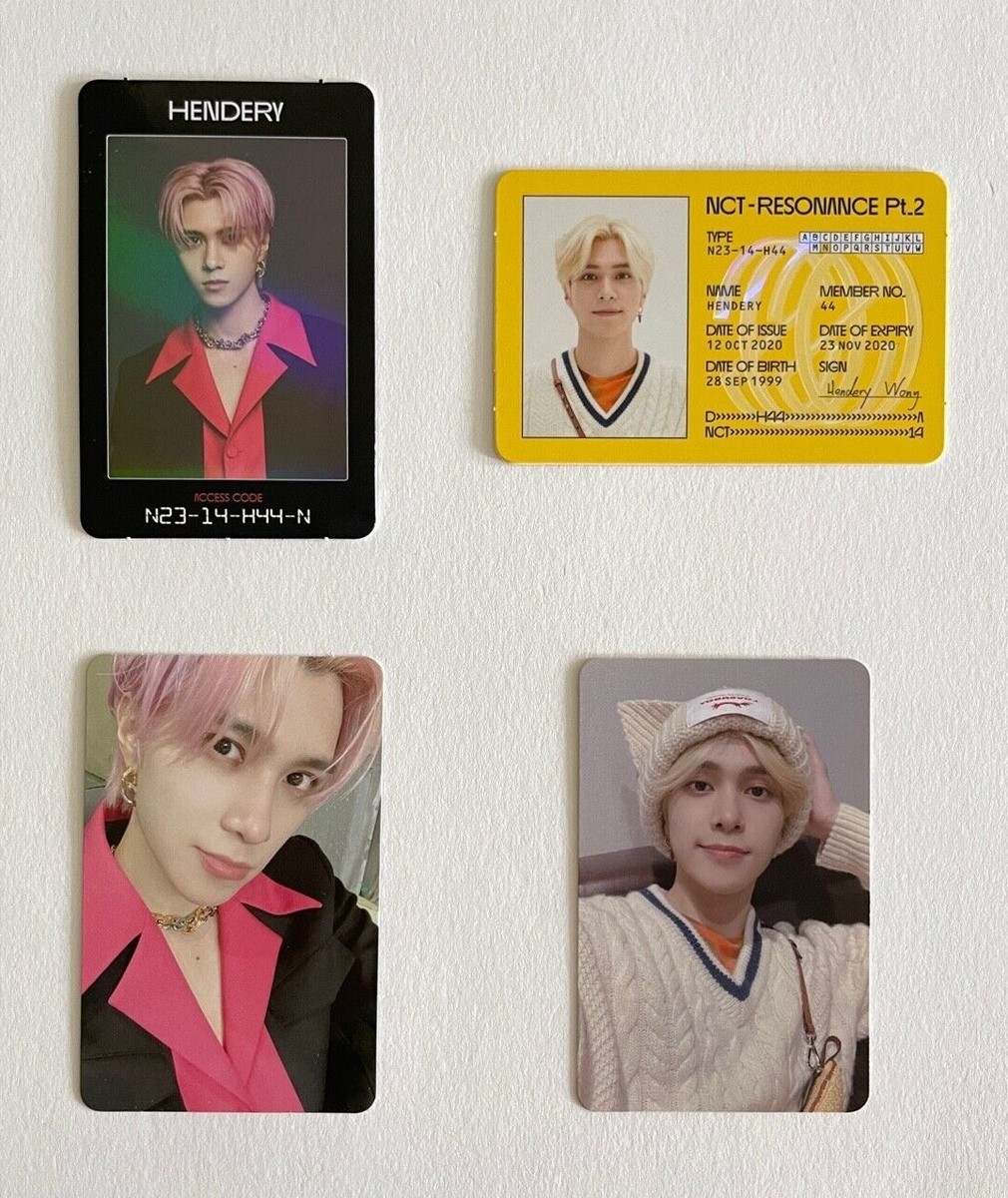 NCT Wayv Official Photocard from album Empathy Resonance Arrival