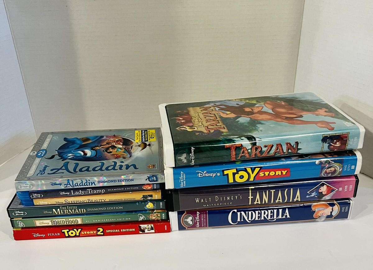 Disney blu ray dvd, VHS lot Of 10 | eBay