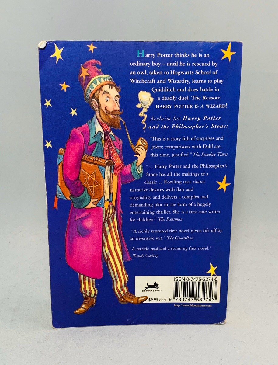 Harry Potter Philosopher's Stone-J.K. Rowling-1st/7th Canadian