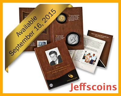 ✯ 2015 P John F Kennedy Presidential Coin & Chronicles Set ✯$1