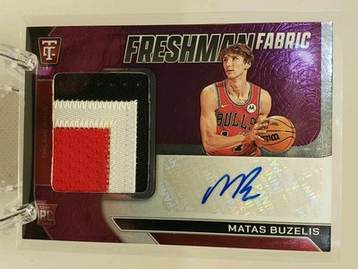 2024-25 Panini Totally Certified Matas Buzelis Freshman Fabric RPA