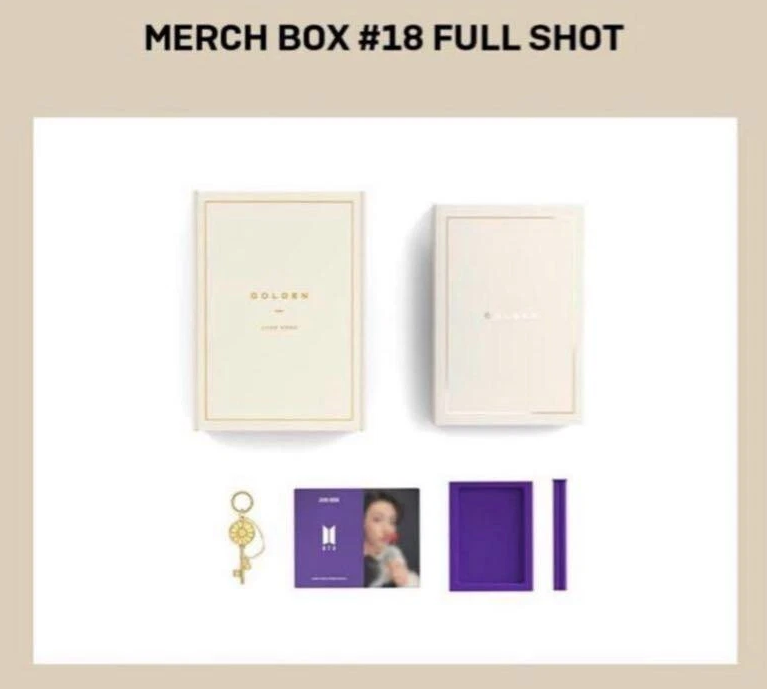BTS MERCH BOX 18 Golden Box Jungkook Army Official Membership Pack