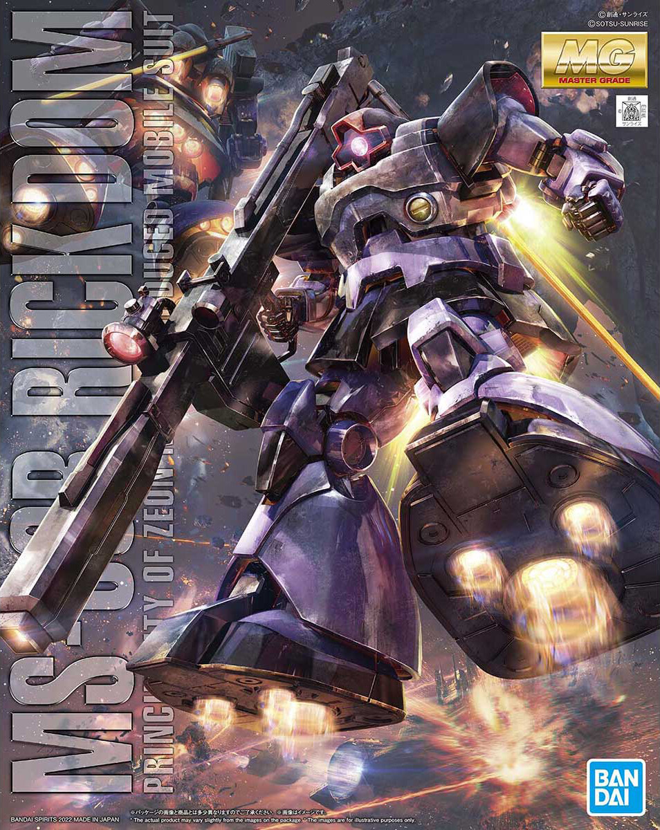 Gundam MG MS-09R Rick Dom 2022 MG 1/100 Model Kit Gunpla BANDAI
