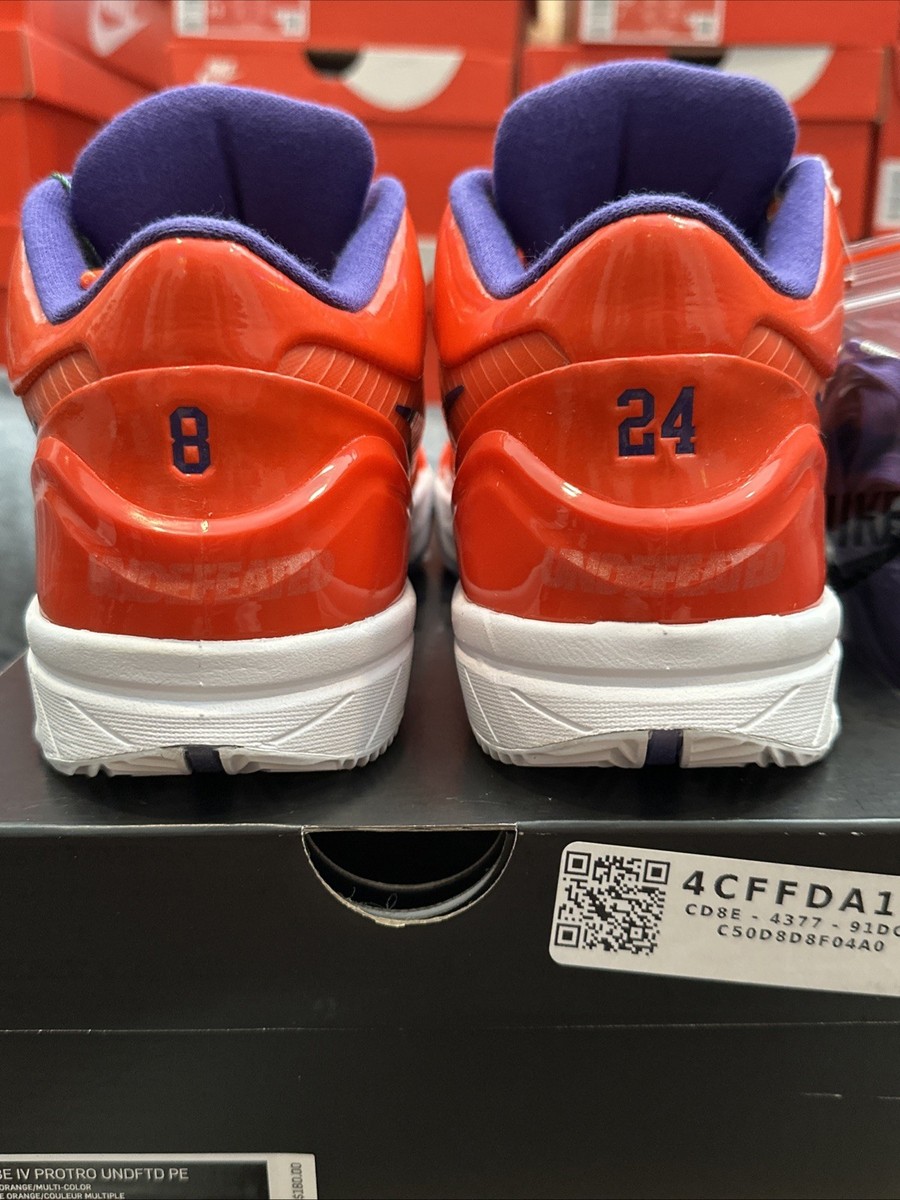 Undefeated x Nike Kobe 4 Protro PE “Phoenix Suns Devin Booker