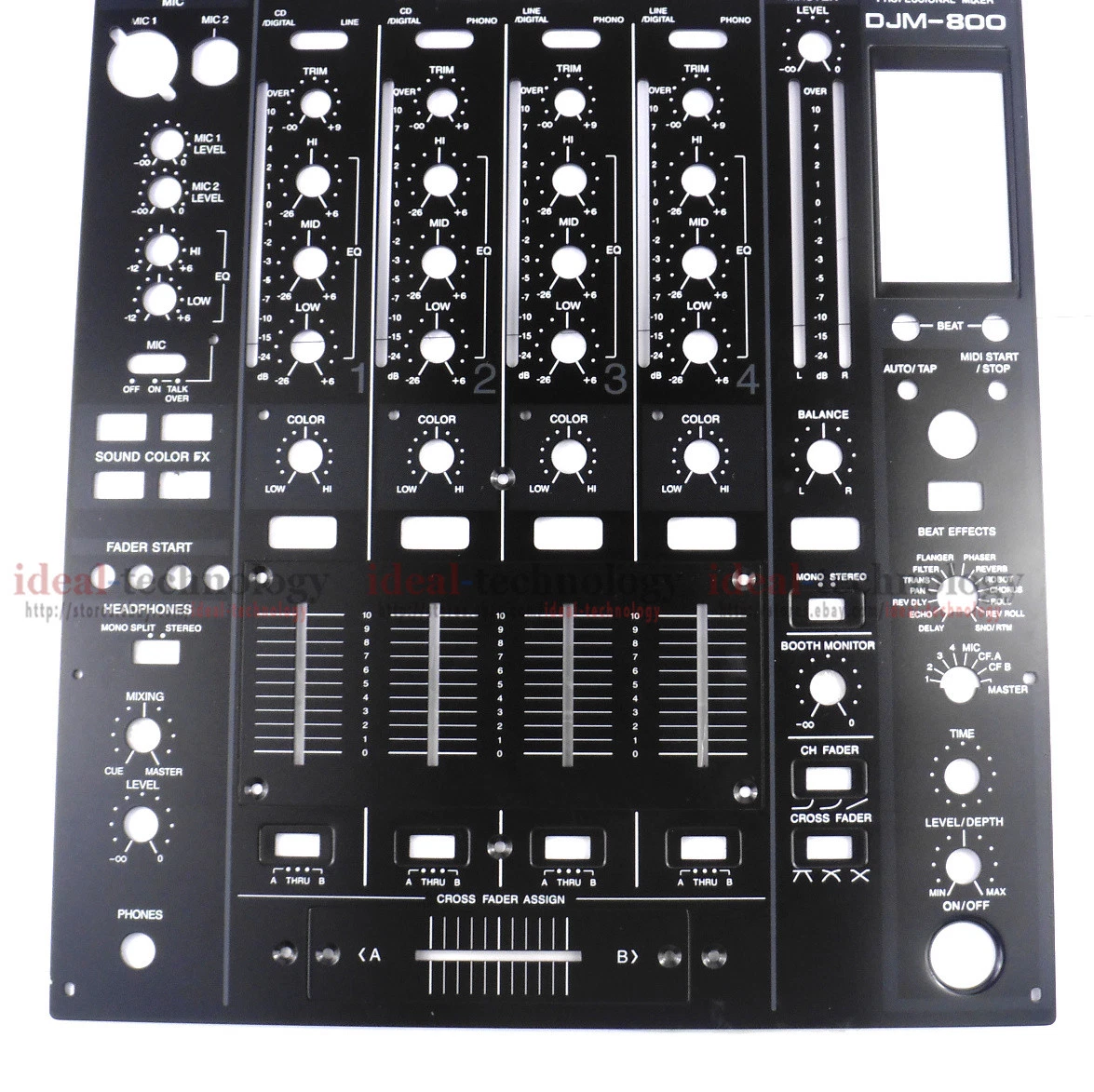 Pioneer Djm 800 Mixer Indiana Pro Audio Parts & Accessories for