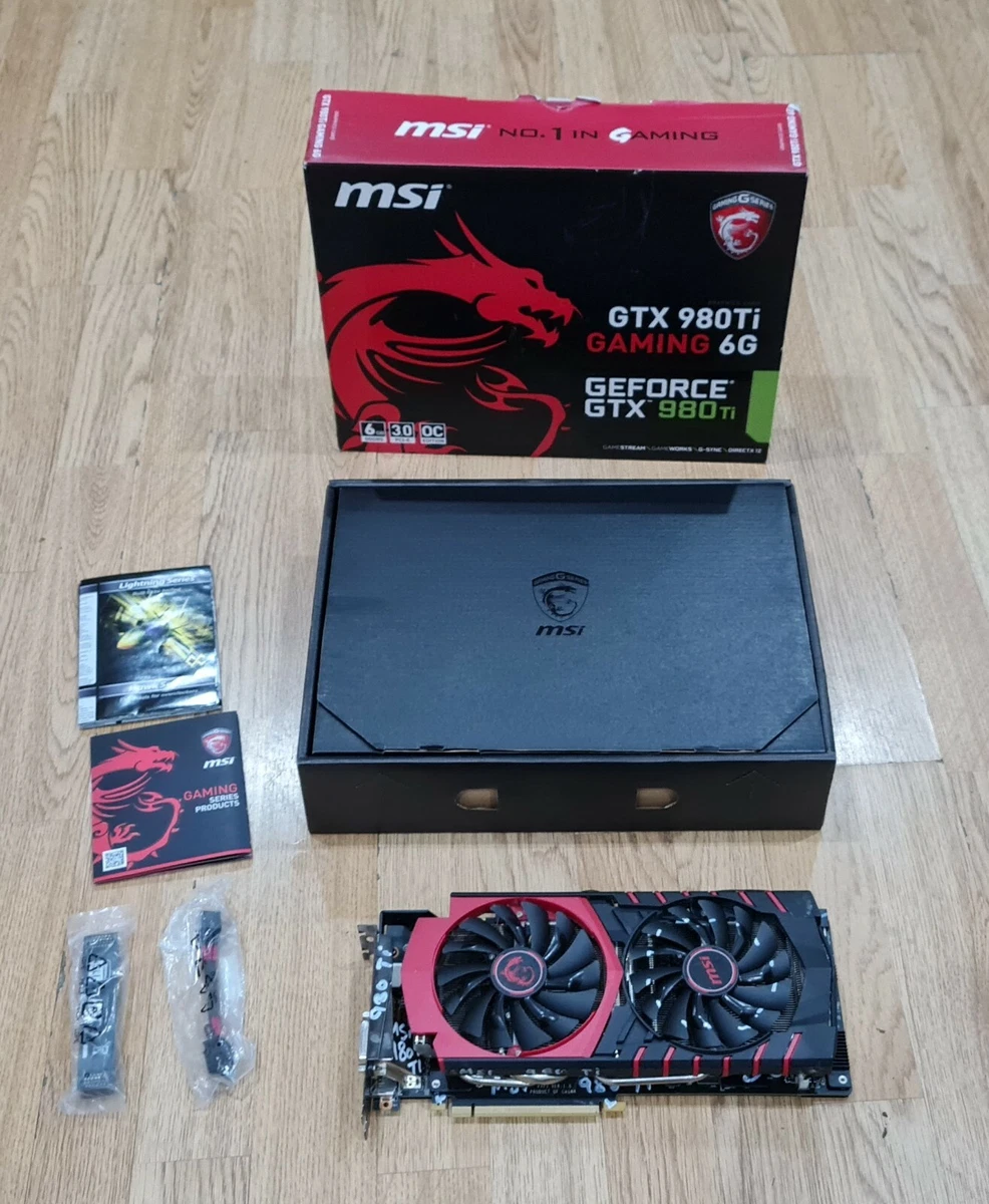 MSI NVIDIA GeForce GTX 980 Ti 6 GB Memory Computer Graphics Cards