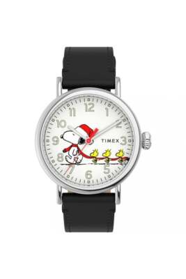 Timex X Peanuts Featuring Snoopy Christmas Watch TW2U86400 | eBay