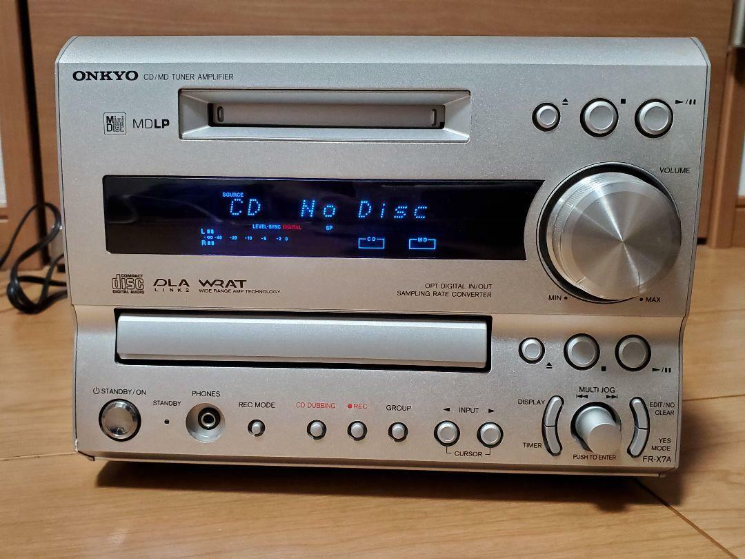 Onkyo Fr-x7 Cd/md Mini Stereo Component System 100v Amplifier
