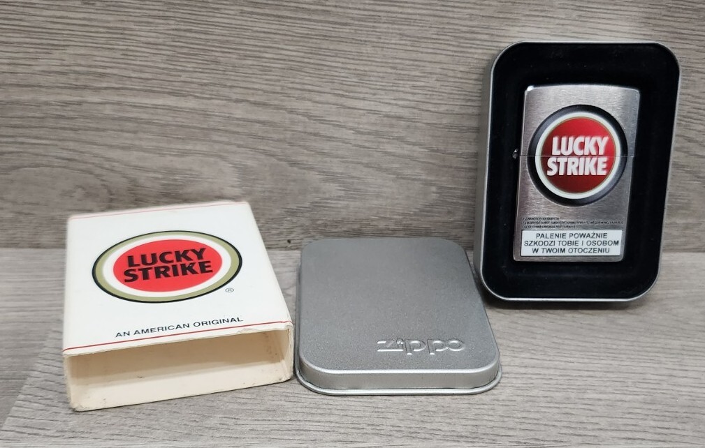 Zippo 1999 D XV Lucky Strike Advertising Bullseye | eBay