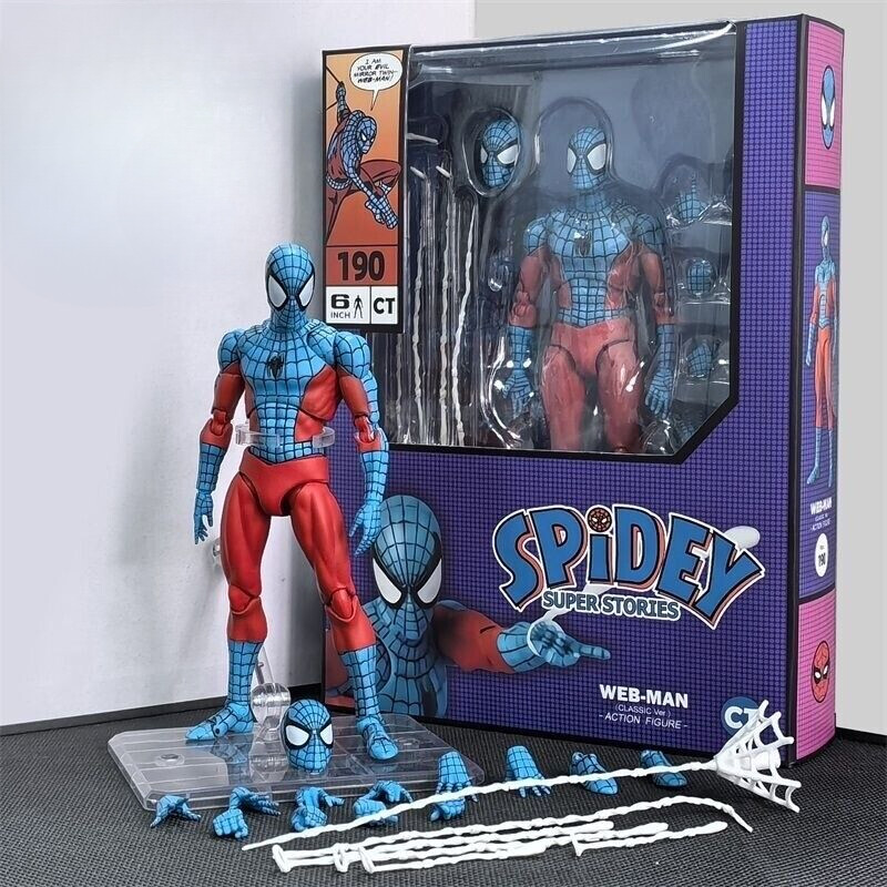 In Stock CT Toys Mafex No.190 Web-Man Comic Ver. Spider-man Action