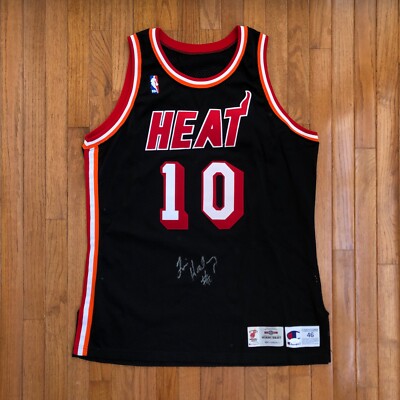 95/96 Tim Hardaway Miami Heat Champion Authentic Team Issued NBA