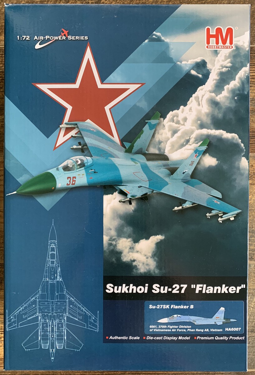BRAND NEW HOBBY MASTER 1:72 scale SU-27 FLANKER, VIETNAMESE AIR