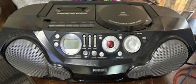 Philips BOOMBOX CD Radio Cassette Recorder + Digital Tuner AZ2045