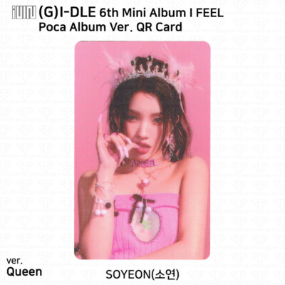 G)I-DLE G-IDLE IDLE 6th Mini Album I Feel Poca Album Photocard