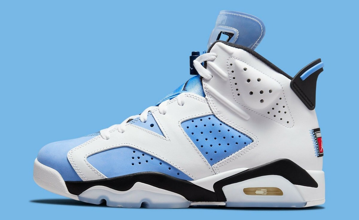 2022 Nike Air Jordan 6 UNC University Blue Size 11. CT8529-410