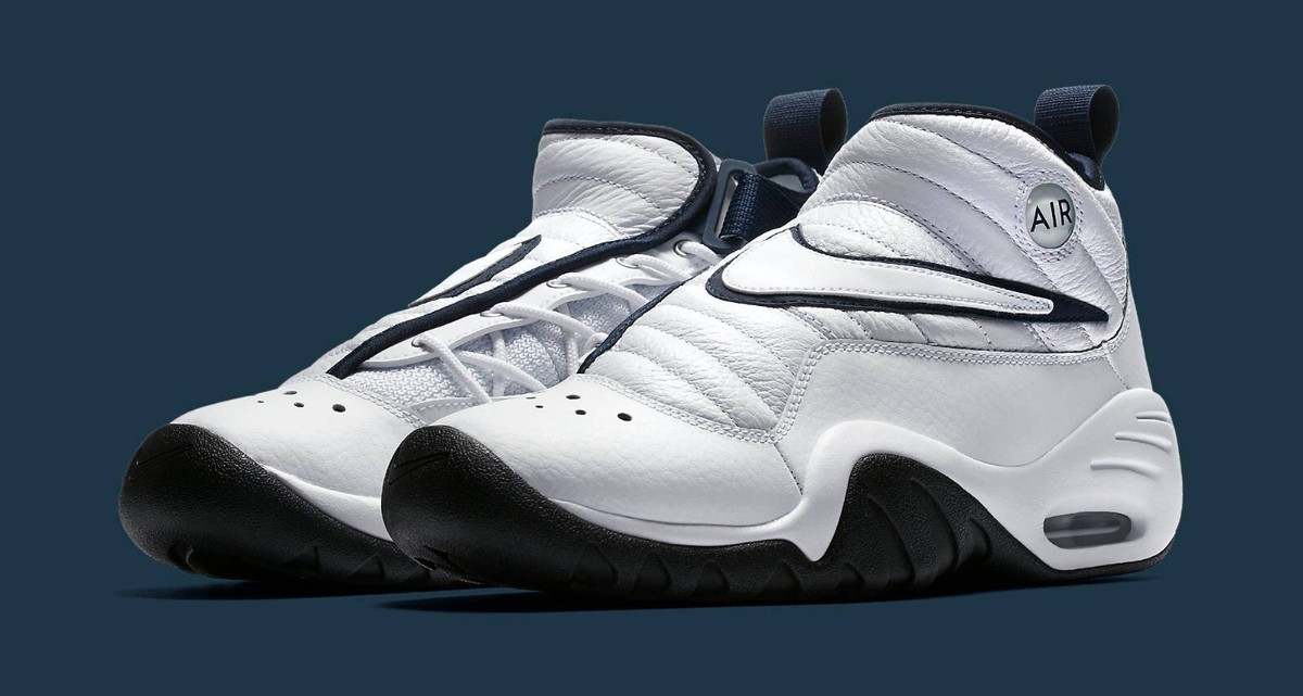 2017 Nike Air Shake NDESTRUKT size 11.5. Navy White Dennis Rodman