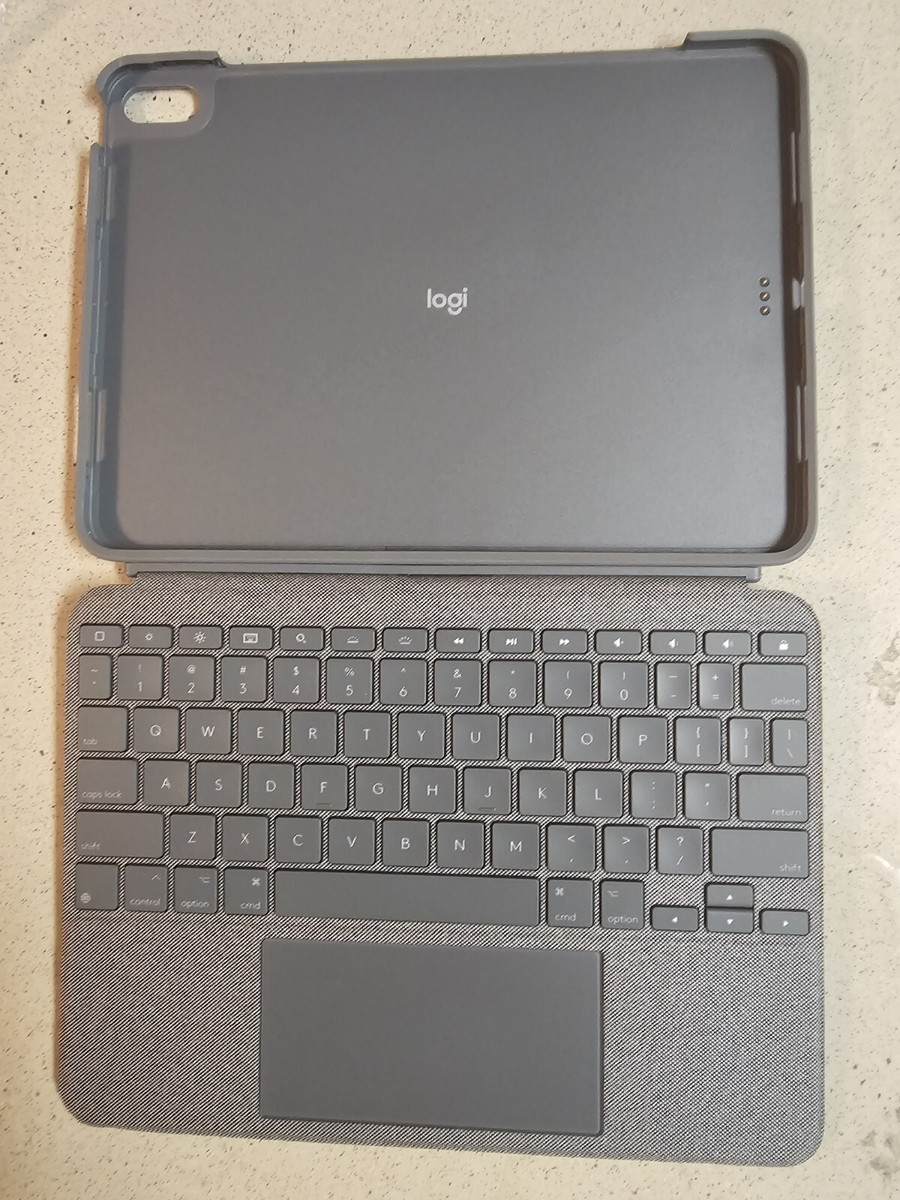 Logitech Combo Touch Keyboard Case For IPad ( YU0048 ) Gray New