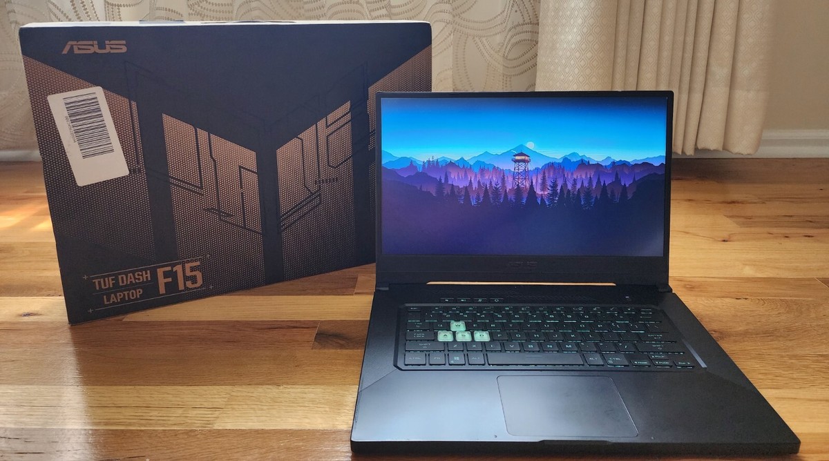ASUS TUF Dash F15 CORE i7 16GB RAM NVIDIA RTX 3060 GPU - Excellent