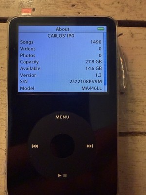 Apple iPod (5th Gen.) 30GB Digital Player - Black for sale online
