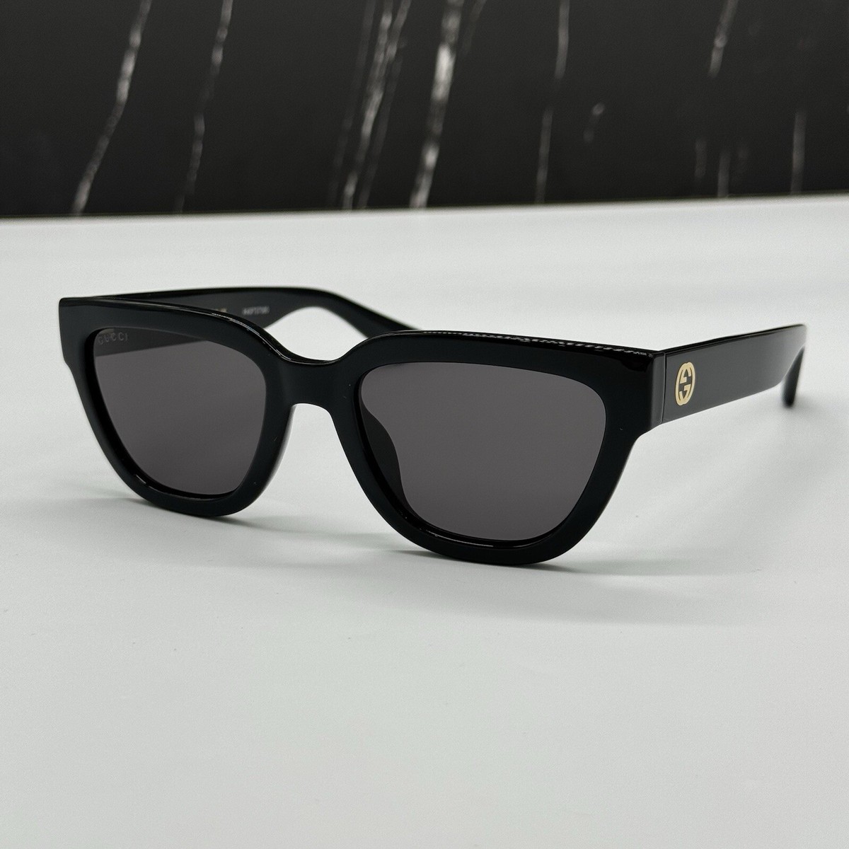 NEW GG1578S 001 GUCCI BLACK GREY CAT EYE WOMEN GUCCI SUNGLASSES | eBay