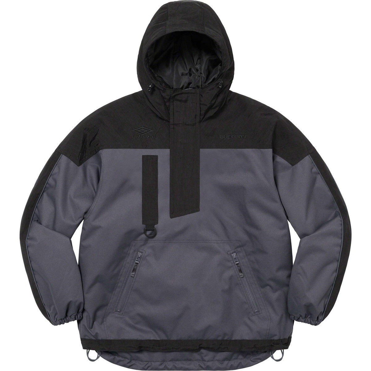 SUPREME x UMBRO HOODED ANORAK Dark Purple Water Resistant Jacket