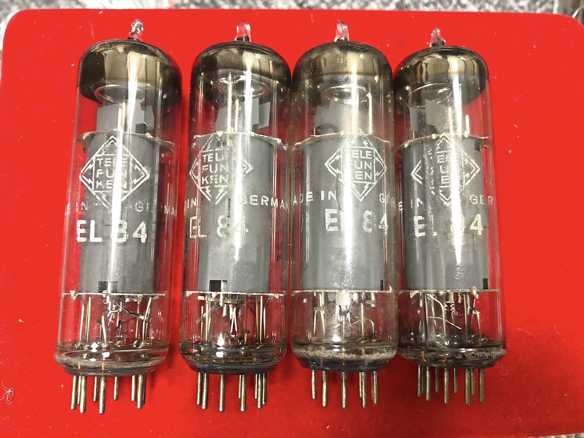 Telefunken EL84/6BQ5 NOS Tesing Values Matched Quad | eBay