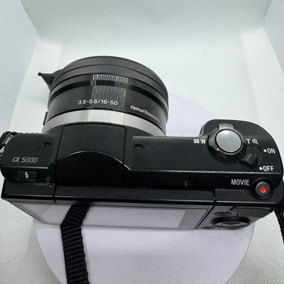 Sony Alpha A5000 20.1MP Flip Screen Mirrorless Camera with PZ 16